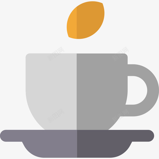 茶杯咖啡厅13号平的图标svg_新图网 https://ixintu.com 咖啡厅13号 平的 茶杯