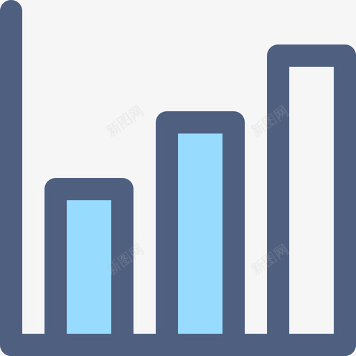 条形图office6彩色图标svg_新图网 https://ixintu.com office6 彩色 条形图