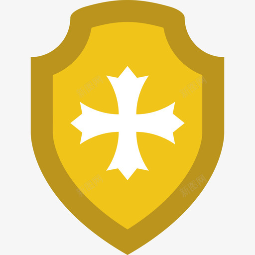 盾牌中世纪3扁平图标svg_新图网 https://ixintu.com 中世纪3 扁平 盾牌