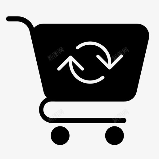 重新装载购物车图标svg_新图网 https://ixintu.com 重新装载购物车