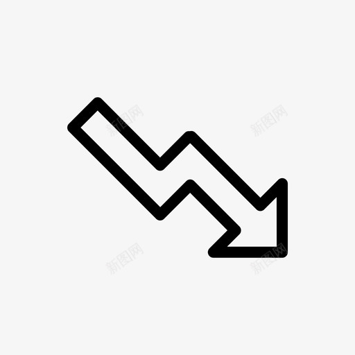 趋势下降减少损失图标svg_新图网 https://ixintu.com 减少 损失 趋势下降 趋势股票概述