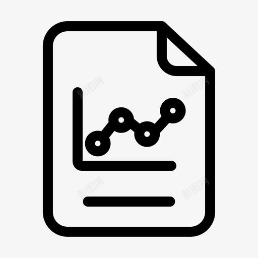 图表分析文档图标svg_新图网 https://ixintu.com 分析 图表 文档 页面