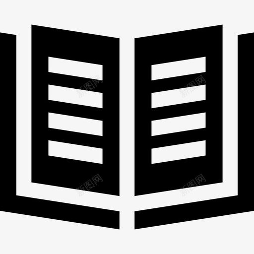电子书打印6填充图标svg_新图网 https://ixintu.com 填充 打印6 电子书