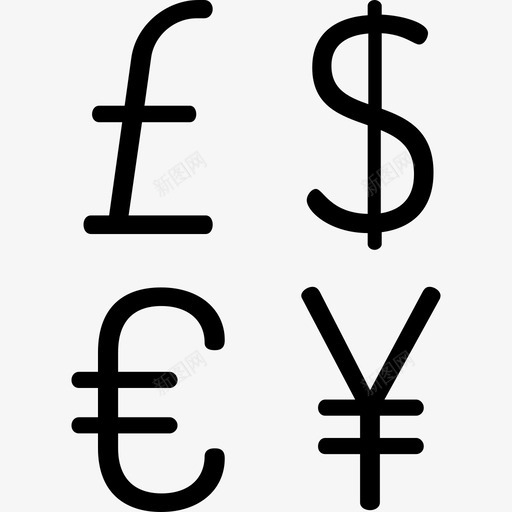 汇兑银行3直拨图标svg_新图网 https://ixintu.com 汇兑 直拨 银行3