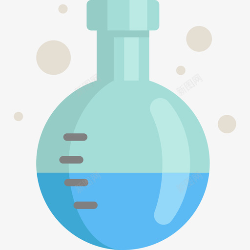 20号医用扁烧瓶图标svg_新图网 https://ixintu.com 20号医用扁烧瓶