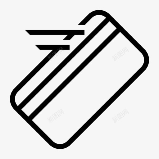 磁条卡在移动信用卡磁条图标svg_新图网 https://ixintu.com 信用卡 卡支付 取出 磁条 磁条卡在移动 移动 转账