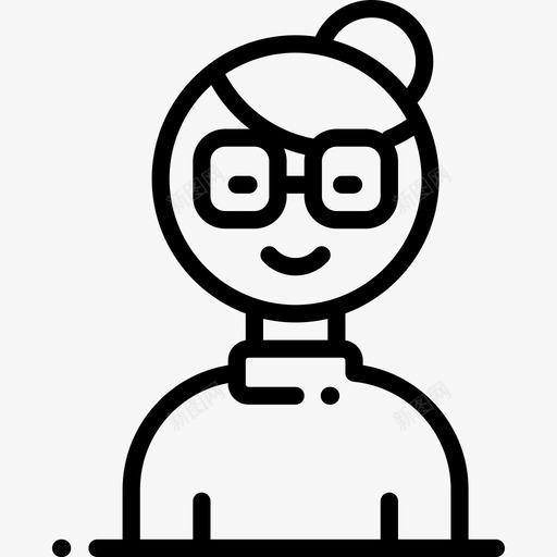 老师回到学校5直系人图标svg_新图网 https://ixintu.com 回到学校5 直系人 老师