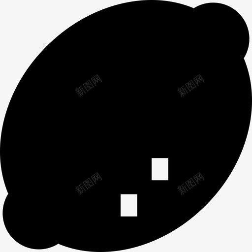 柠檬固体食物和餐厅元素填充图标svg_新图网 https://ixintu.com 固体食物和餐厅元素 填充 柠檬