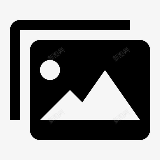 墙画装饰记忆图标svg_新图网 https://ixintu.com 墙画 山 照片 装饰 记忆 音乐和多媒体图标集 风景