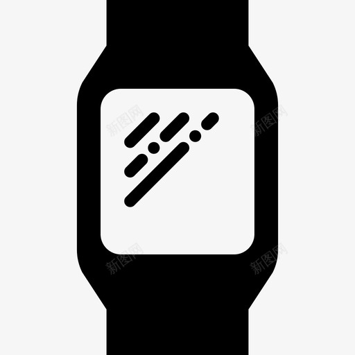 智能手表技术套件填充图标svg_新图网 https://ixintu.com 填充 技术套件 智能手表