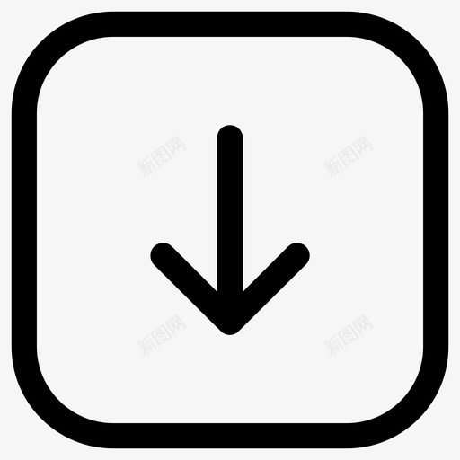 箭头向下箭头箭头指示图标svg_新图网 https://ixintu.com 下箭头 向下箭头 箭头 箭头指示 箭头方向上传下载上下左右返回
