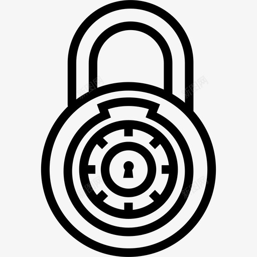 锁密码锁犯罪图标svg_新图网 https://ixintu.com 储物柜 安全 密码锁 法律和犯罪 犯罪 锁