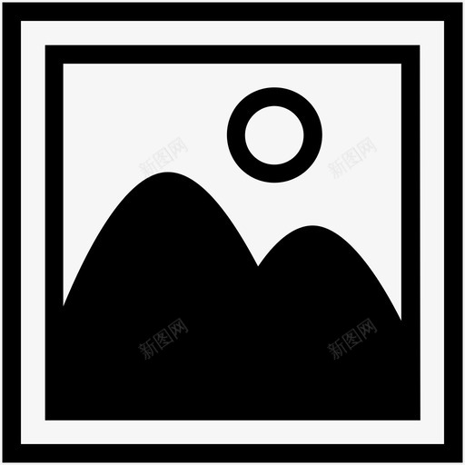 应用编辑器图标svg_新图网 https://ixintu.com 图片 图片图标 图片应用 图片编辑器 相框