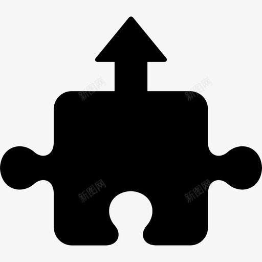 拼图业务整合坚实图标svg_新图网 https://ixintu.com 业务整合 坚实 拼图