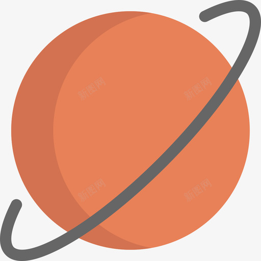 行星科学13平面图标svg_新图网 https://ixintu.com 平面 科学13 行星