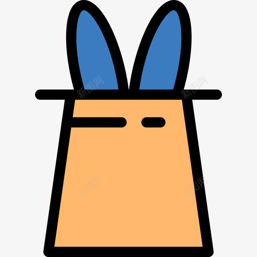 魔术师生日聚会收藏线性颜色图标svg_新图网 https://ixintu.com 生日聚会收藏 线性颜色 魔术师