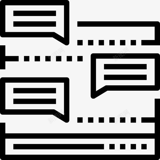 病毒式数字化营销线性化图标svg_新图网 https://ixintu.com 数字化营销 病毒式 线性化