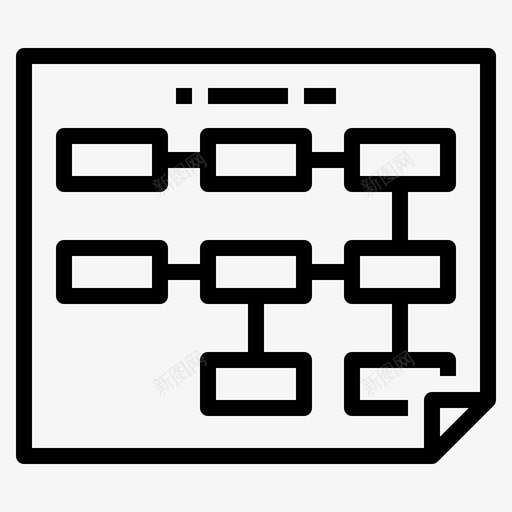 商业计划目标图表图标svg_新图网 https://ixintu.com 启动 商业计划 图表 流程 目标 计划