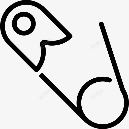 安全销家用元件2线性图标svg_新图网 https://ixintu.com 安全销 家用元件2 线性