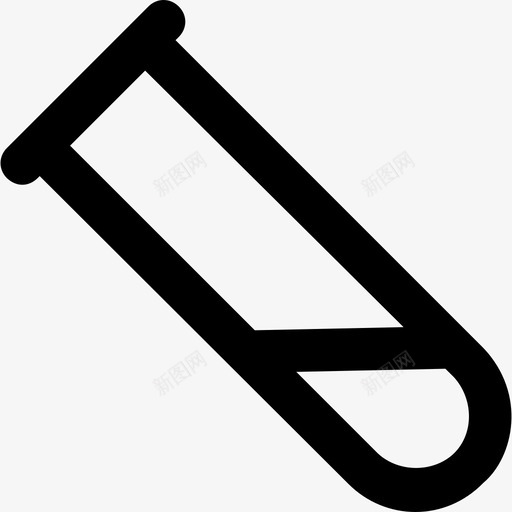 试管科学元素2粗体圆形图标svg_新图网 https://ixintu.com 科学元素2 粗体圆形 试管