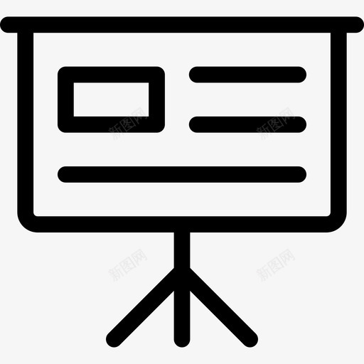 呈现教育要素4线性图标svg_新图网 https://ixintu.com 呈现 教育要素4 线性