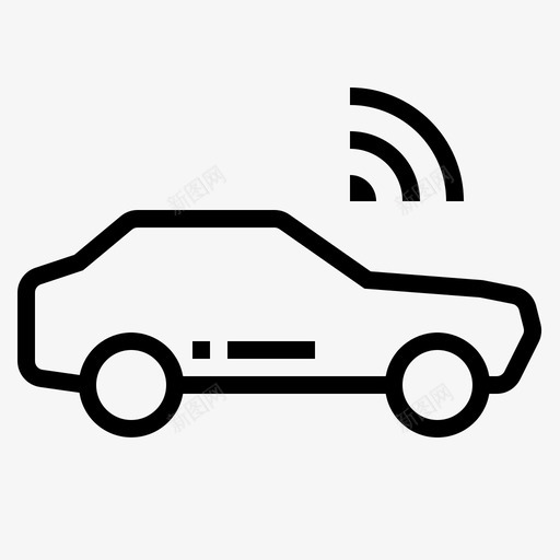 汽车技术交通图标svg_新图网 https://ixintu.com wifi 交通 技术 汽车 设备连接 车辆