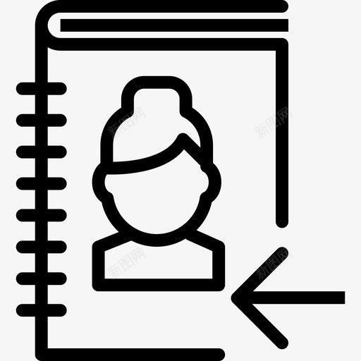 议程通信10线性图标svg_新图网 https://ixintu.com 线性 议程 通信10