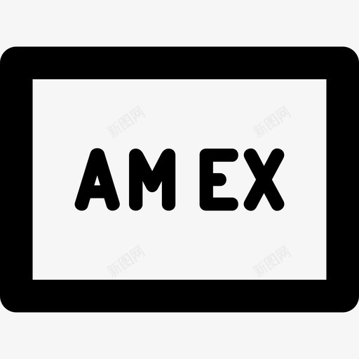 美国运通商业元素直线图标svg_新图网 https://ixintu.com 商业元素 直线 美国运通