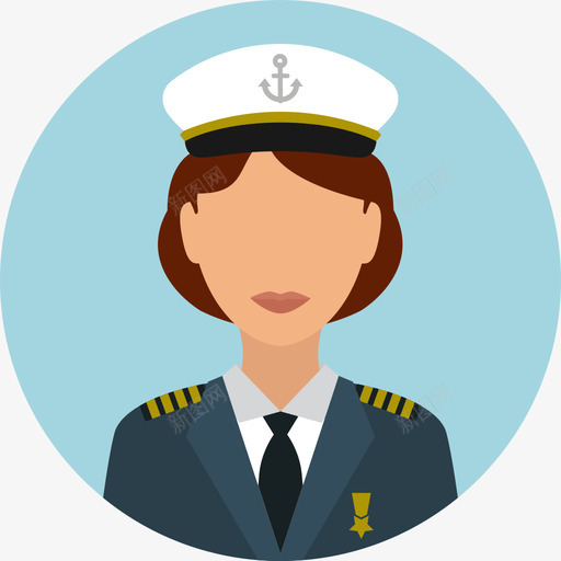 机长服务部圆形公寓图标svg_新图网 https://ixintu.com 圆形公寓 服务部 机长