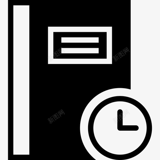 笔记本互动集2填充图标svg_新图网 https://ixintu.com 互动集2 填充 笔记本