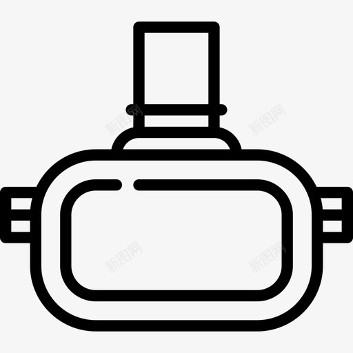 Ar眼镜技术设备线性图标svg_新图网 https://ixintu.com Ar眼镜 技术设备 线性