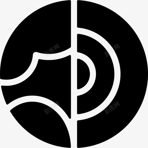 地球科学填充图标svg_新图网 https://ixintu.com 地球 填充 科学