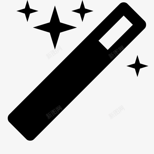 魔法棒1svg_新图网 https://ixintu.com 魔法棒1
