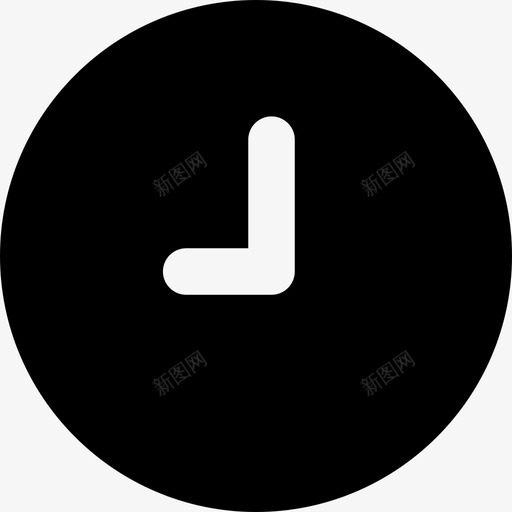 时钟装运和交付7已填充图标svg_新图网 https://ixintu.com 已填充 时钟 装运和交付7