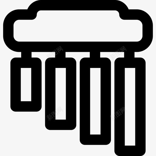 编钟乐器7线状图标svg_新图网 https://ixintu.com 乐器7 线状 编钟