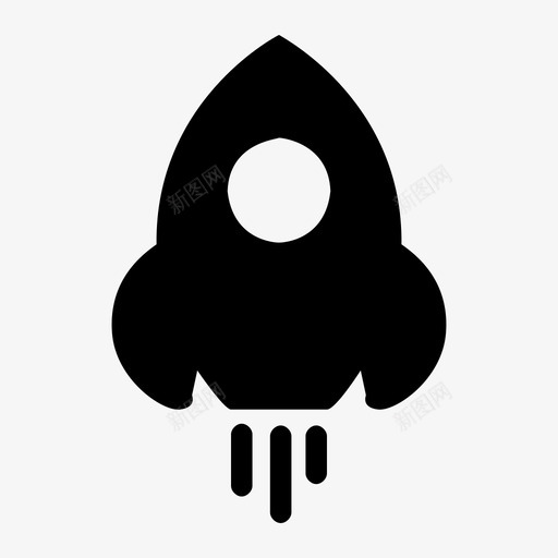 小火箭svg_新图网 https://ixintu.com 小火箭