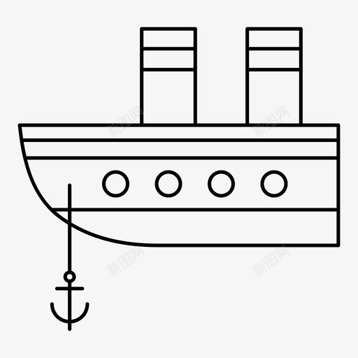 船帆帆船图标svg_新图网 https://ixintu.com 帆 帆船 船