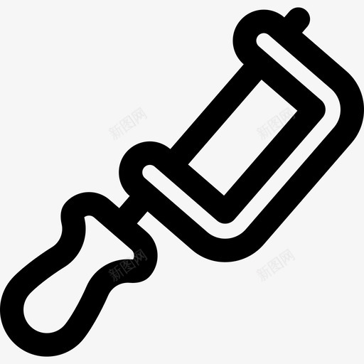 锯结构11直线图标svg_新图网 https://ixintu.com 直线 结构11 锯