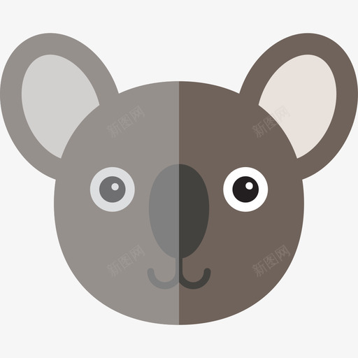 考拉动物可爱的动物元素图标svg_新图网 https://ixintu.com 动物 可爱的动物元素 考拉