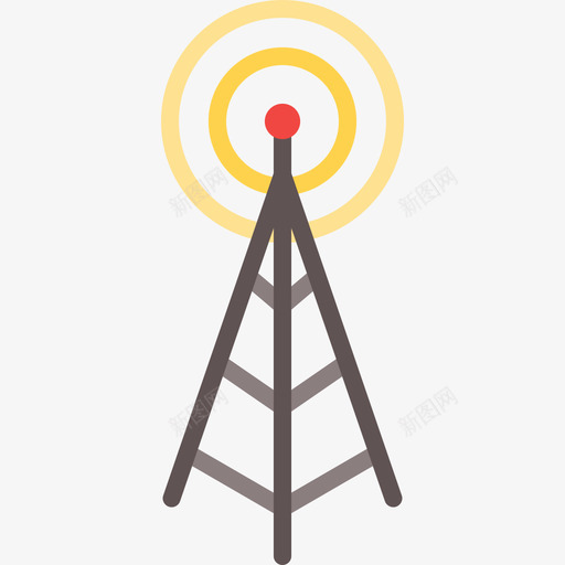 Wifi信号通信和媒体2平坦图标svg_新图网 https://ixintu.com Wifi信号 平坦 通信和媒体2