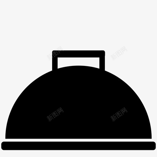 食物盖厨师物品图标svg_新图网 https://ixintu.com 厨师 厨房 工具 所有关于厨房的东西 物品 食物盖