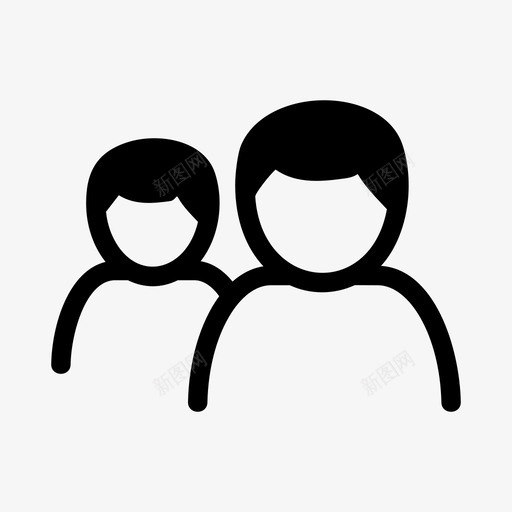 团队合作社区团队图标svg_新图网 https://ixintu.com 同事 团队 团队合作 社区