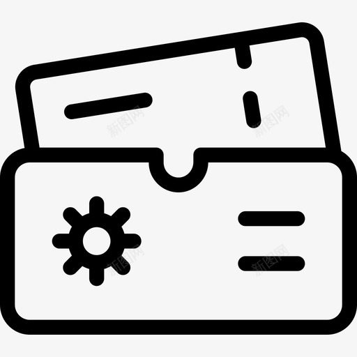 门票假期夏季图标svg_新图网 https://ixintu.com 假期 夏季 直拨 门票