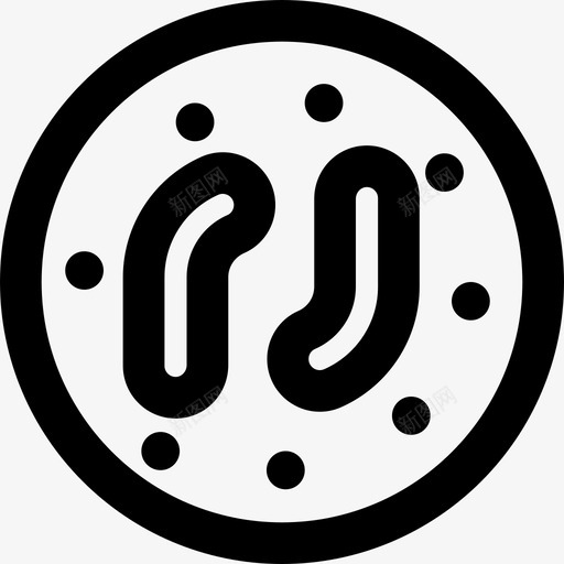 细菌科学研究6直系图标svg_新图网 https://ixintu.com 直系 科学研究6 细菌