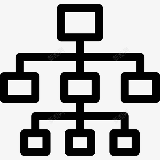网络接口图标资产线性svg_新图网 https://ixintu.com 接口图标资产 线性 网络