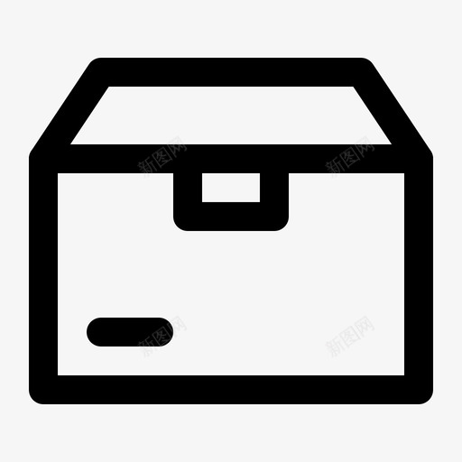 包装箱子货物图标svg_新图网 https://ixintu.com 包装 包裹 易碎品 箱子 货物 购物线路图标集