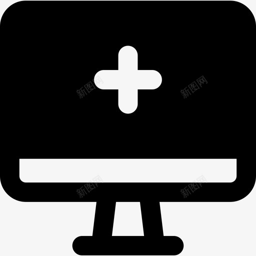 计算机医院7已填充图标svg_新图网 https://ixintu.com 医院7 已填充 计算机