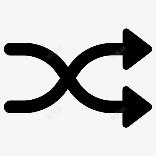 随机混合重新排列图标svg_新图网 https://ixintu.com 交换 混合 箭头方向上传下载上下左右返回 重新排列 随机 随机播放