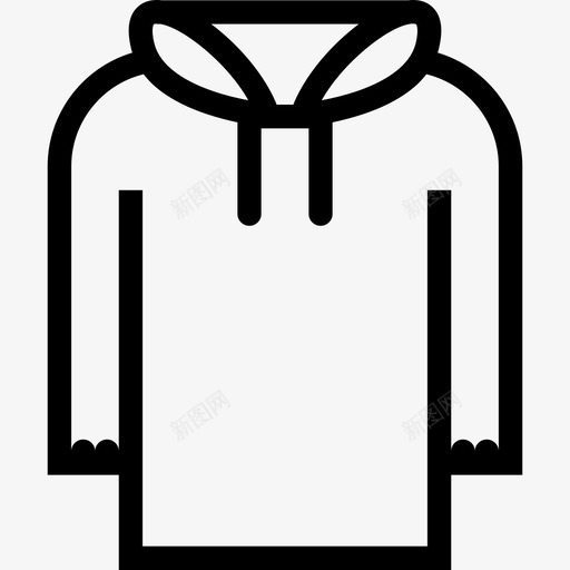 套头衫衣服8件直线型图标svg_新图网 https://ixintu.com 套头衫 直线型 衣服8件