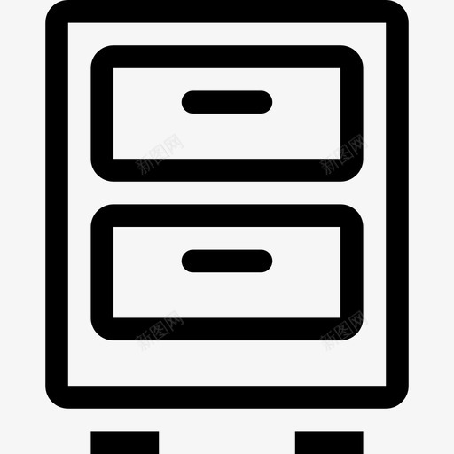 橱柜办公室图标3轮廓svg_新图网 https://ixintu.com 办公室图标3 橱柜 轮廓